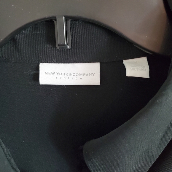 Black button down midi dress - Picture 2 of 2